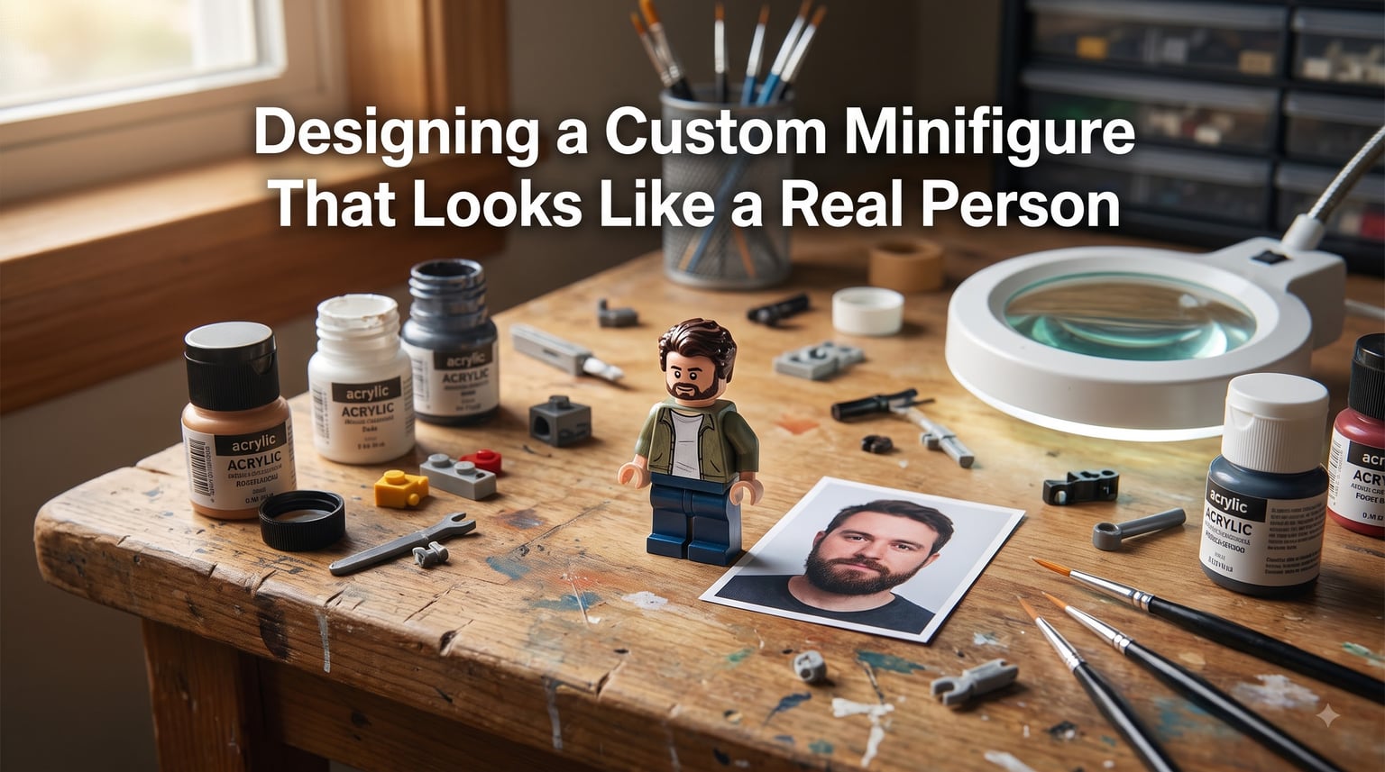 Designing a Custom Minifigure That Looks Like a Real Person