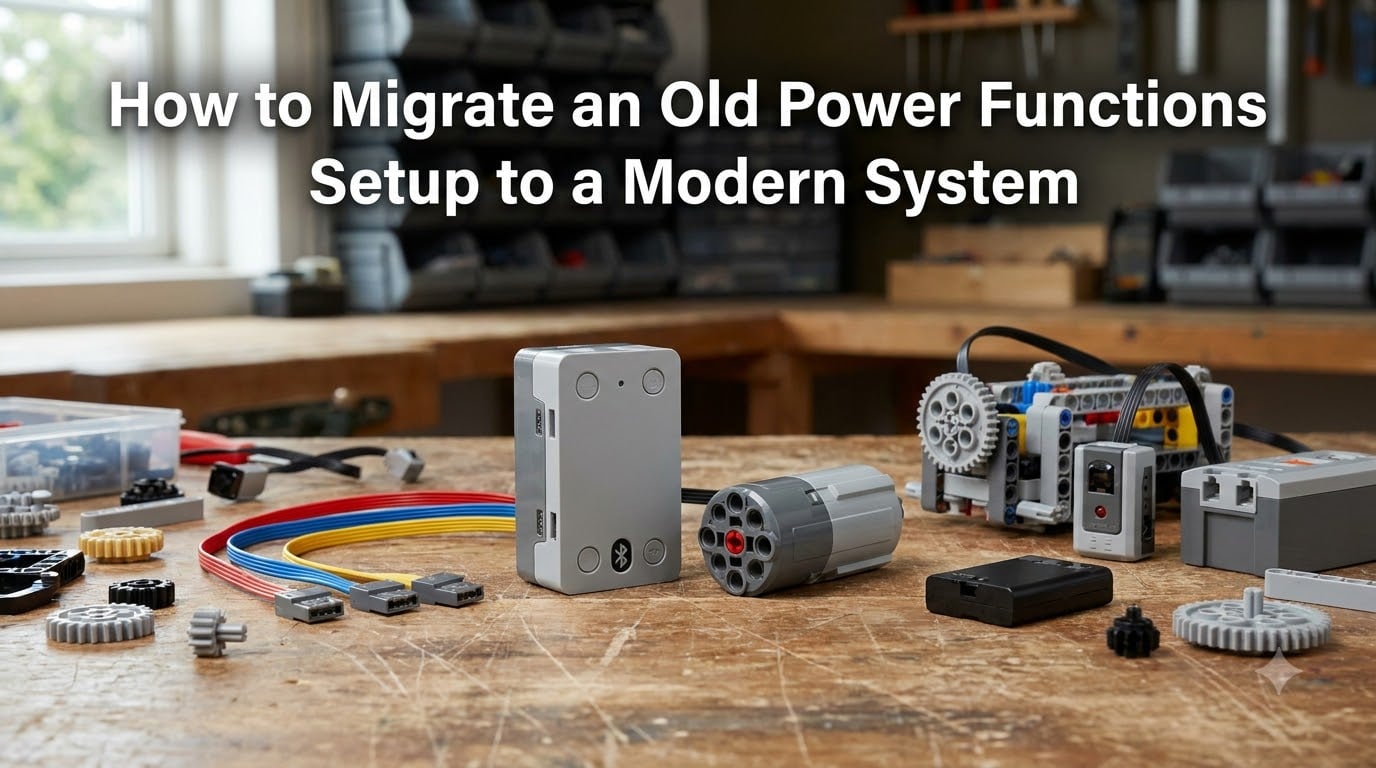 How to Migrate an Old Power Functions Setup to a Modern System