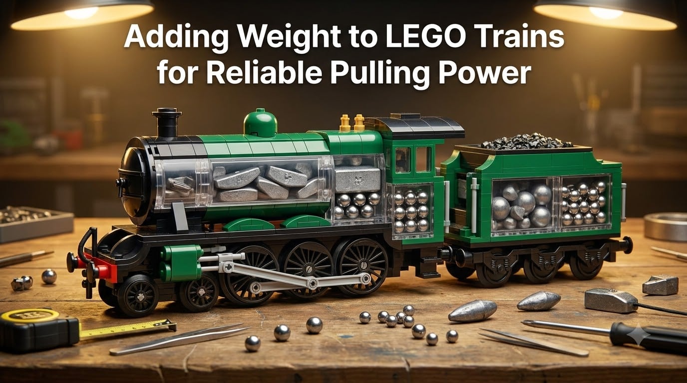 Adding Weight to LEGO Trains for Reliable Pulling Power