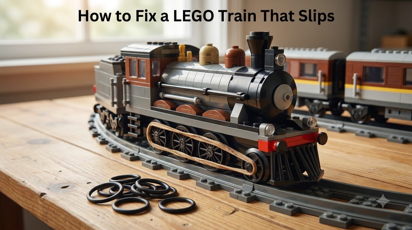 How to Fix a LEGO Train That Slips