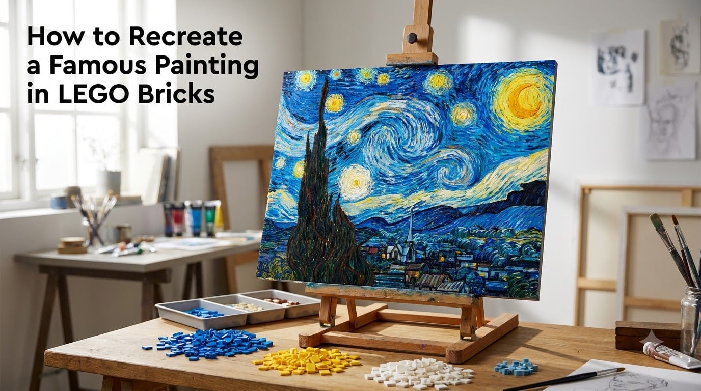 How to Recreate a Famous Painting in LEGO Bricks