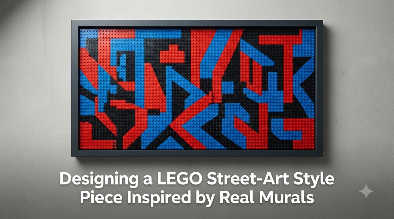 Designing a LEGO Street-Art Style Piece Inspired by Real Murals