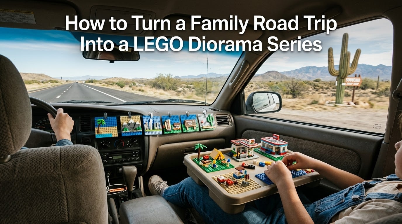 How to Turn a Family Road Trip Into a LEGO Diorama Series