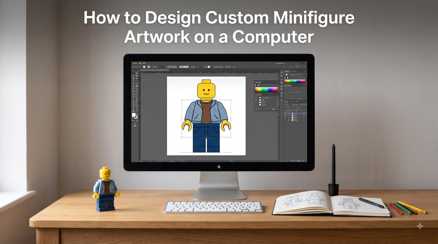 How to Design Custom Minifigure Artwork on a Computer