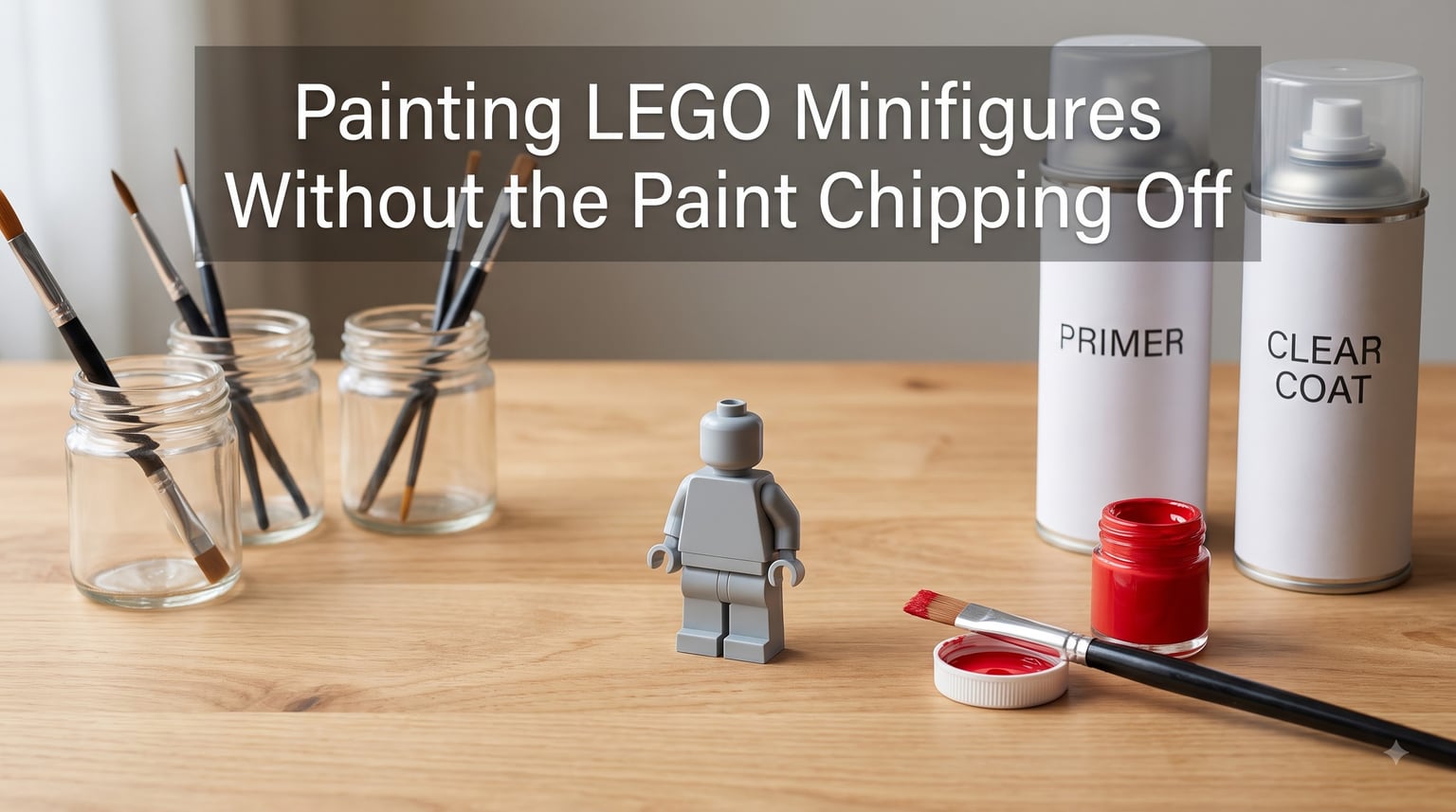 Painting LEGO Minifigures Without the Paint Chipping Off