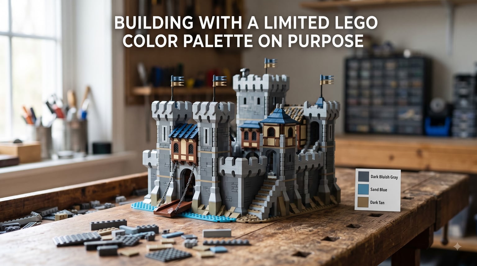 Building With a Limited LEGO Color Palette on Purpose