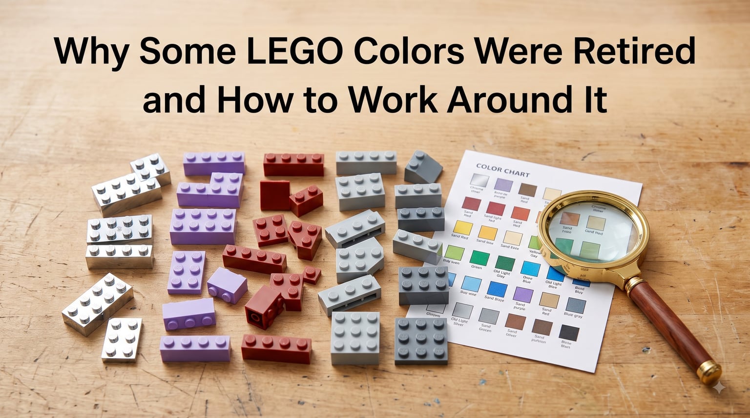 Why Some LEGO Colors Were Retired and How to Work Around It