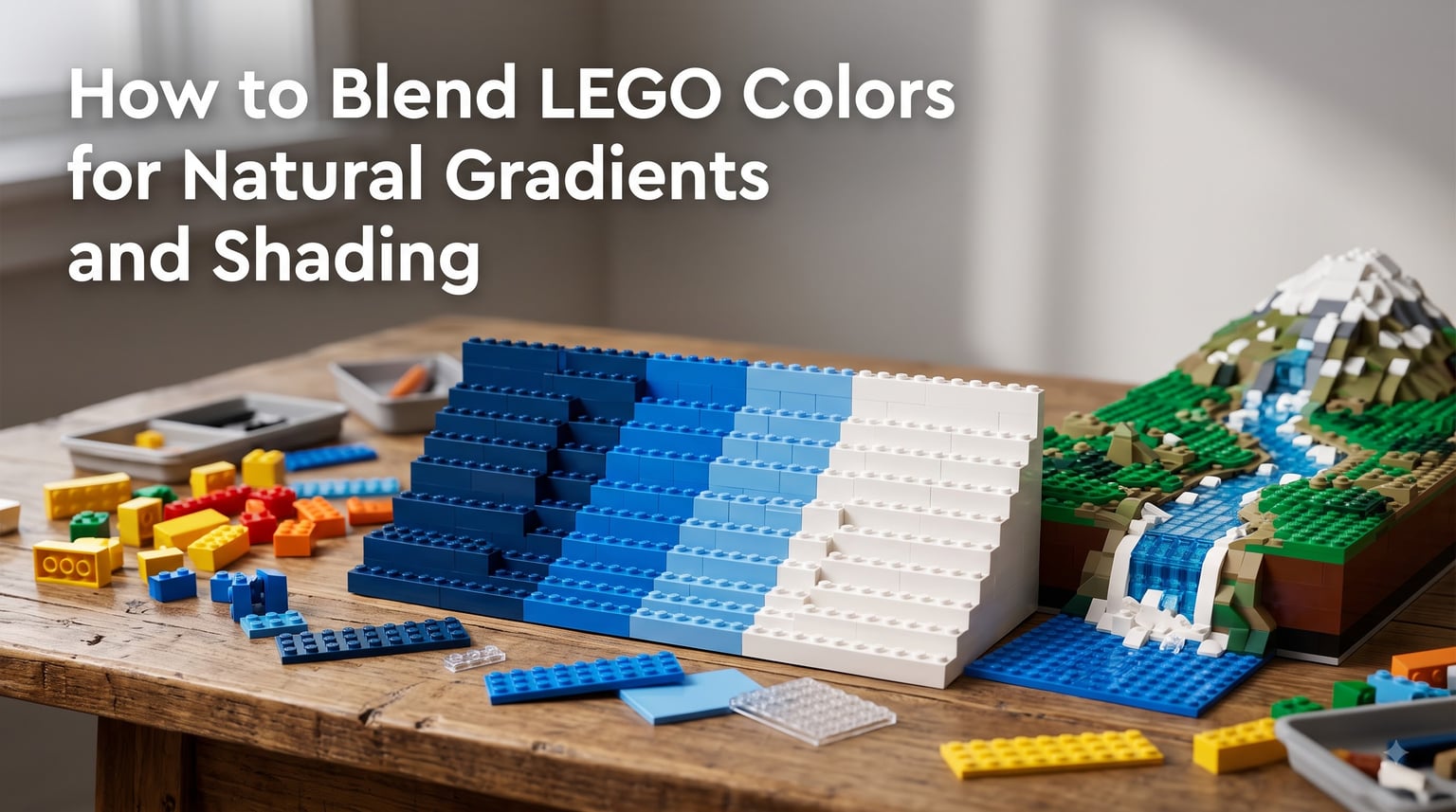 How to Blend LEGO Colors for Natural Gradients and Shading