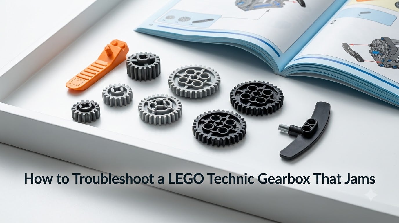 How to Troubleshoot a LEGO Technic Gearbox That Jams