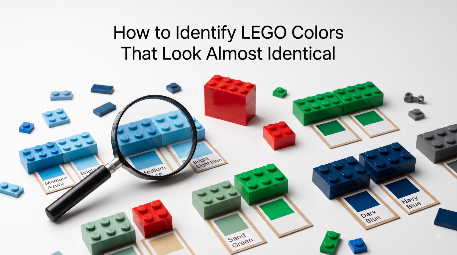 How to Identify LEGO Colors That Look Almost Identical