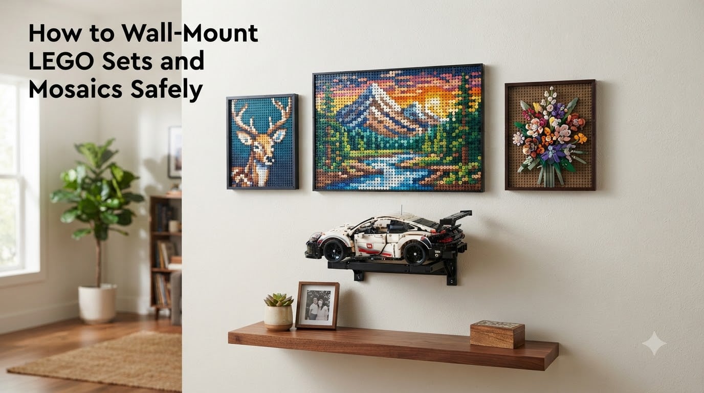 How to Wall-Mount LEGO Sets and Mosaics Safely
