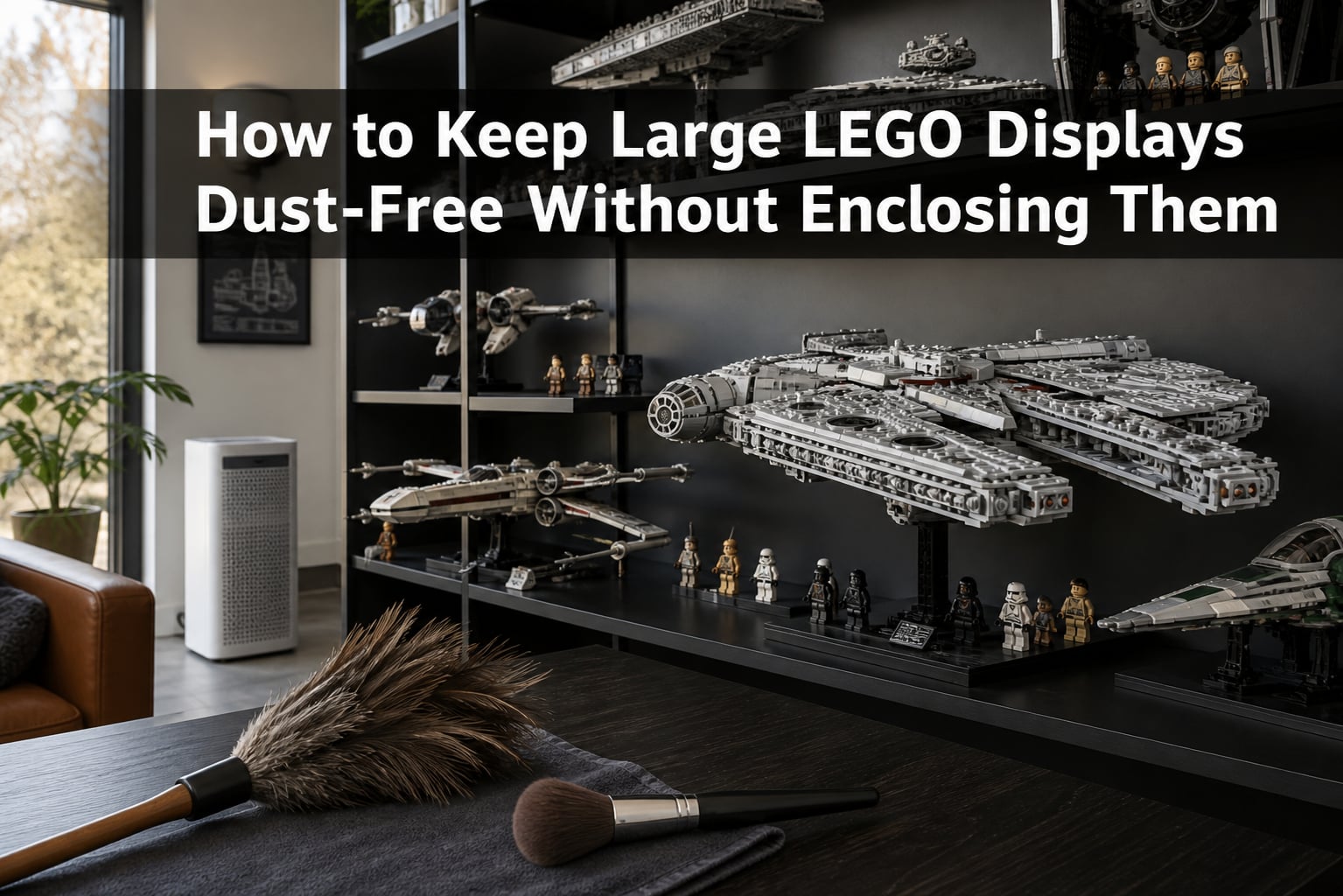 How to Keep Large LEGO Displays Dust-Free Without Enclosing Them