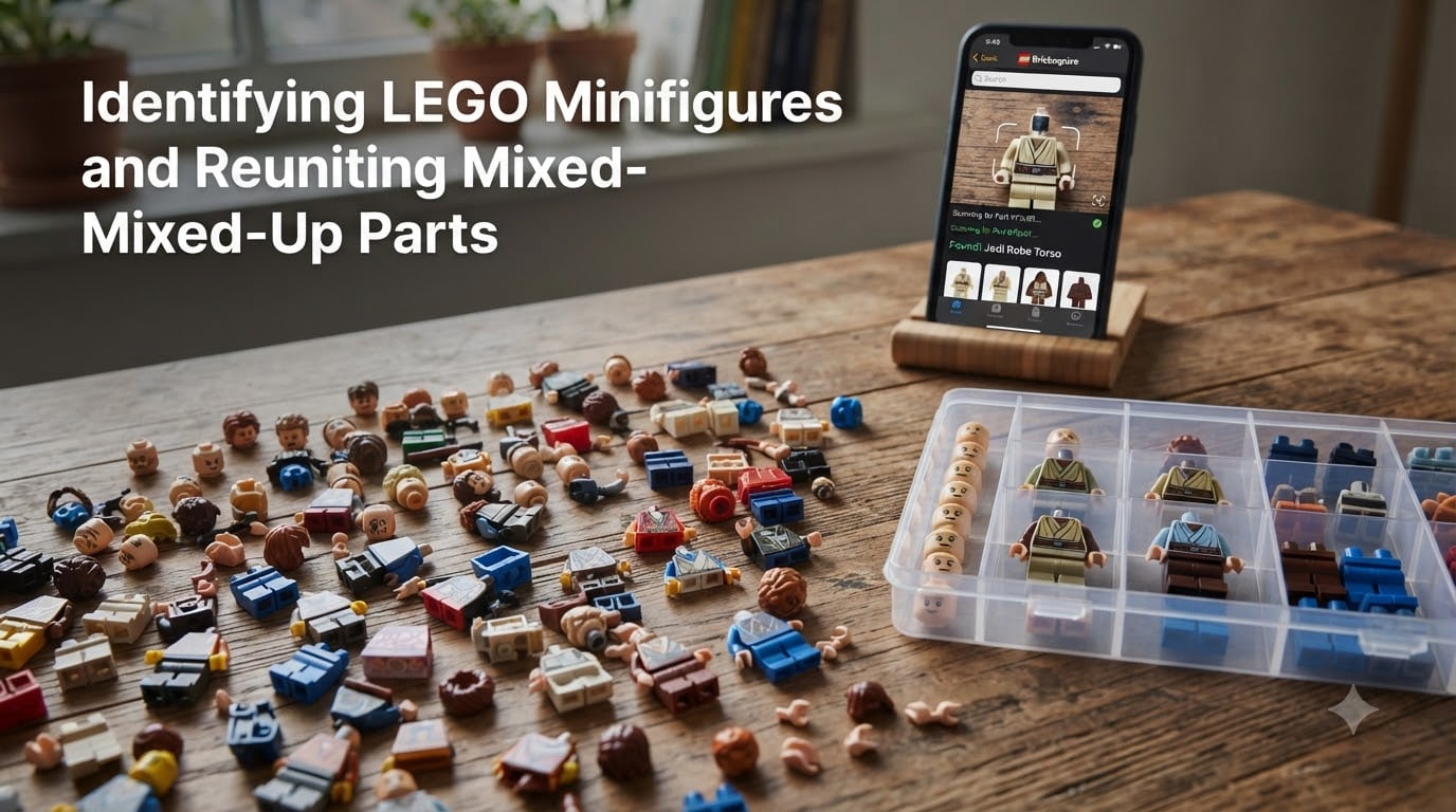 Identifying LEGO Minifigures and Reuniting Mixed-Up Parts