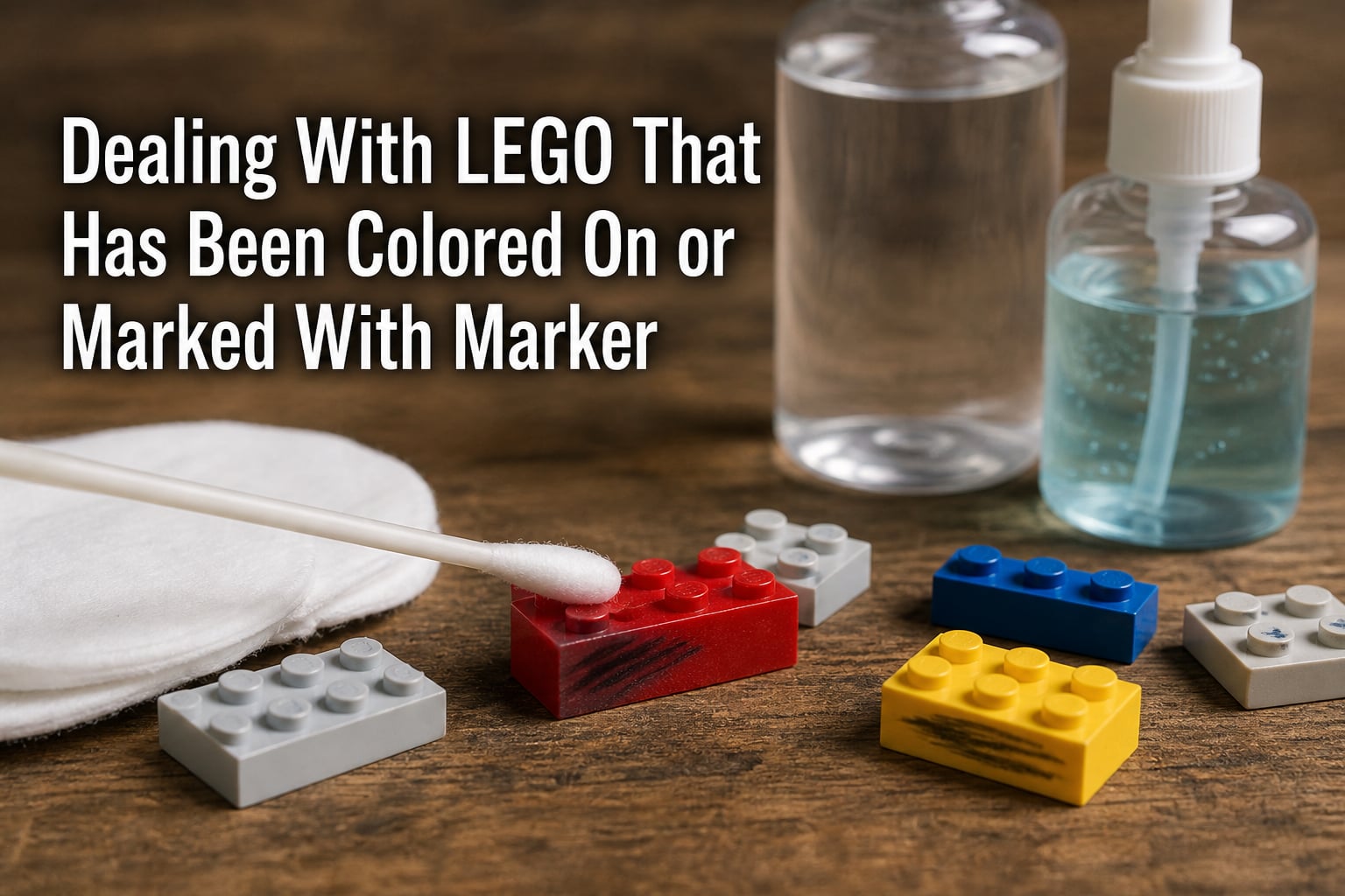Dealing With LEGO That Has Been Colored On or Marked With Marker