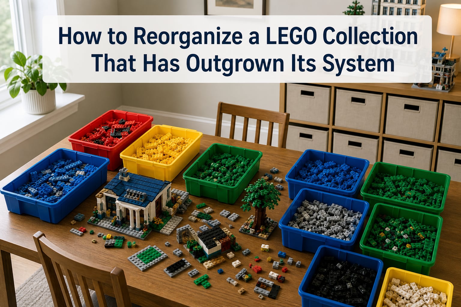 How to Reorganize a LEGO Collection That Has Outgrown Its System