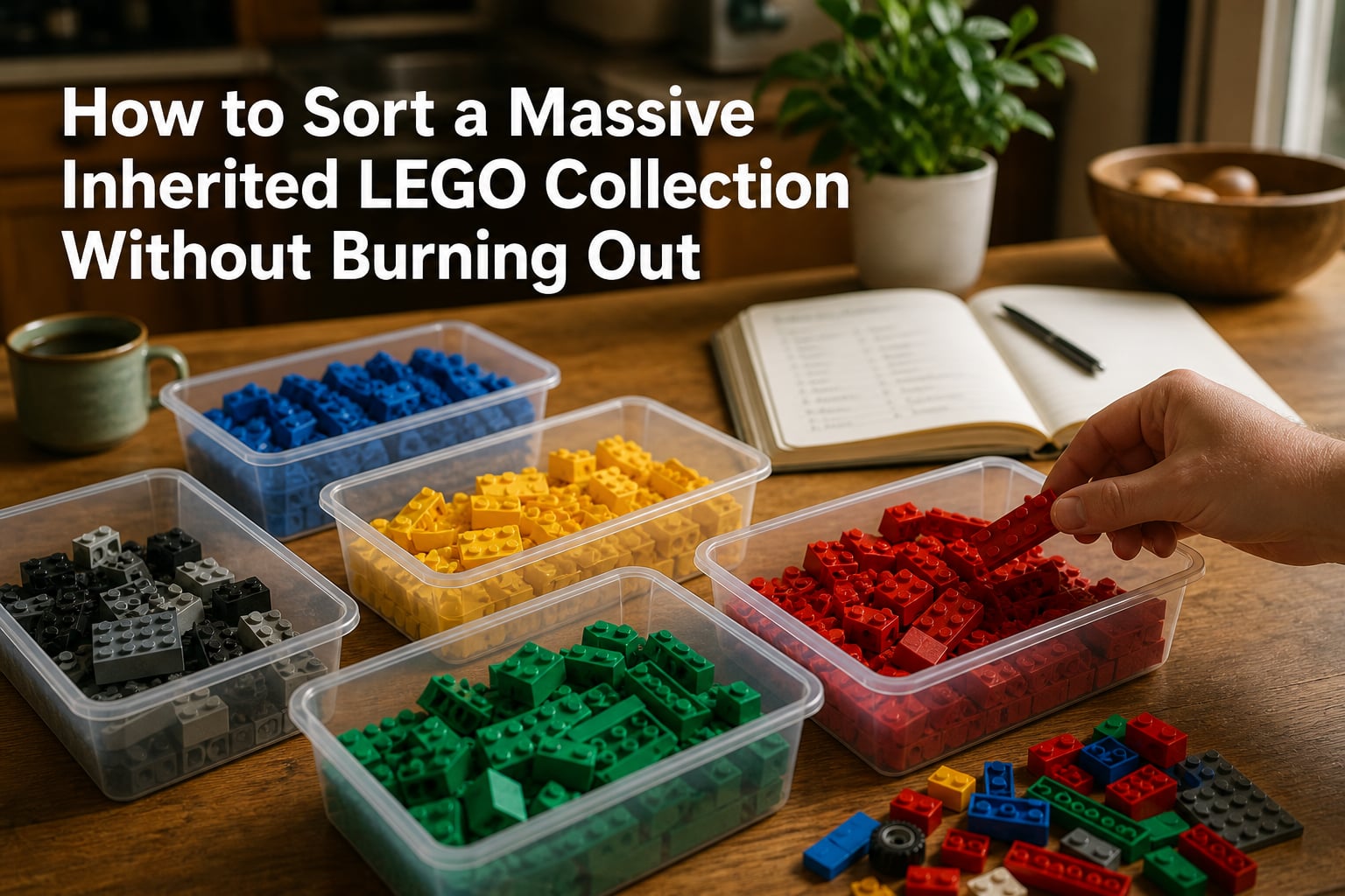 How to Sort a Massive Inherited LEGO Collection Without Burning Out