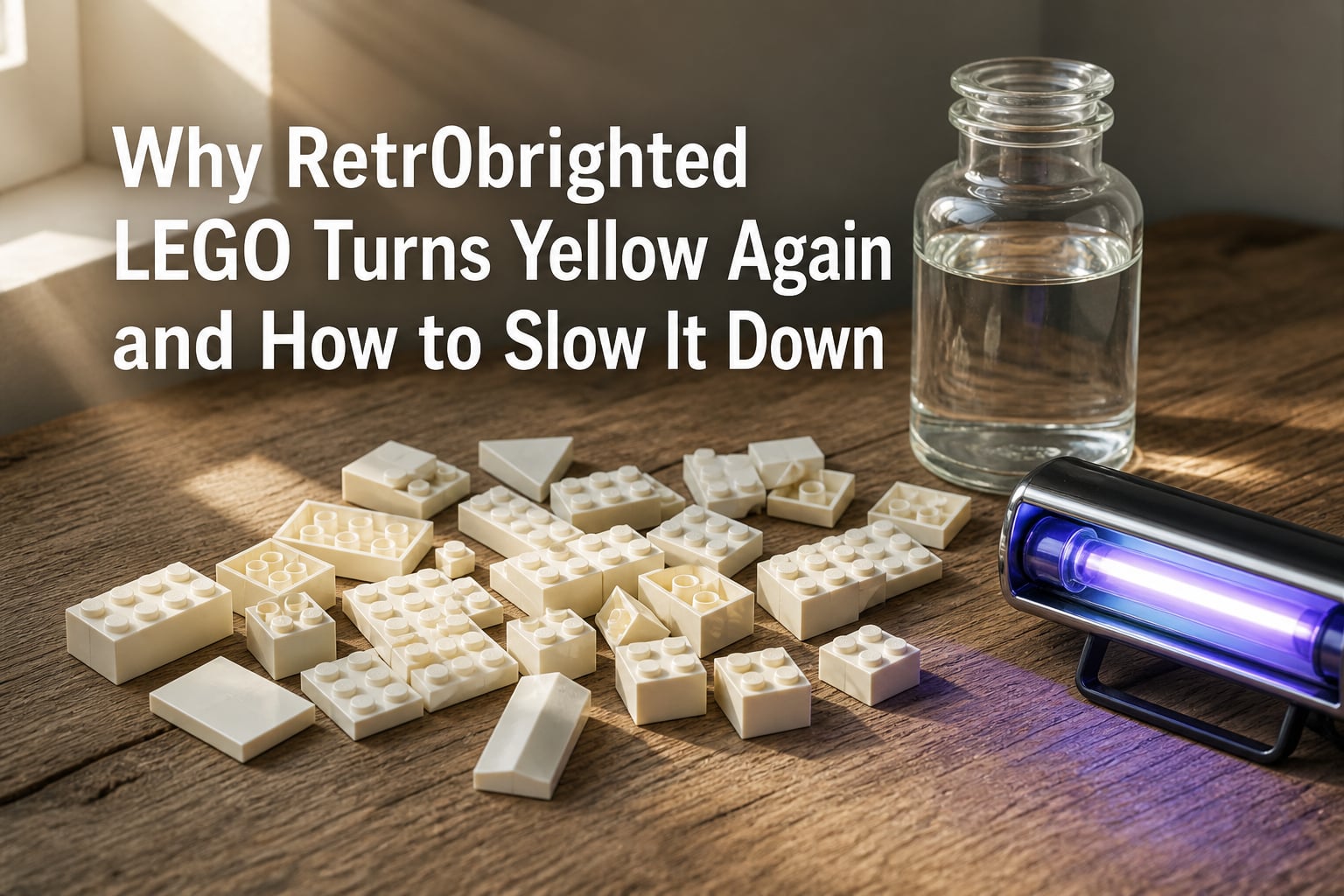 Why Retr0brighted LEGO Turns Yellow Again and How to Slow It Down