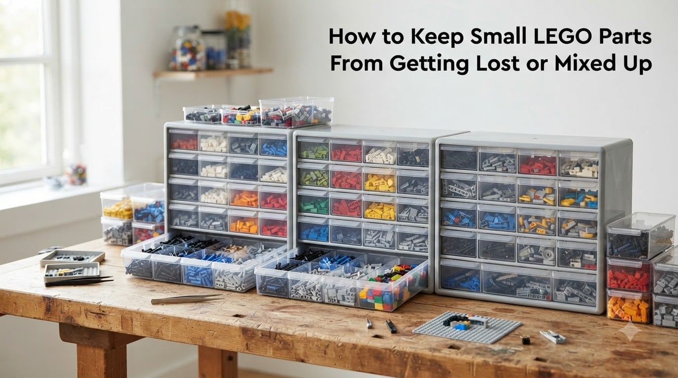 How to Keep Small LEGO Parts From Getting Lost or Mixed Up
