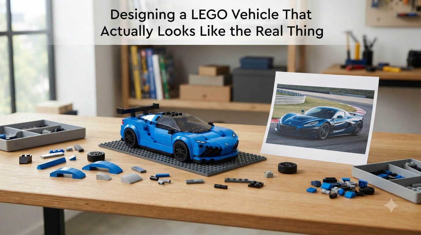 Designing a LEGO Vehicle That Actually Looks Like the Real Thing