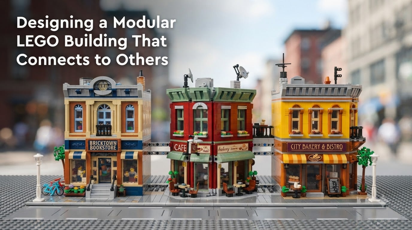 Designing a Modular LEGO Building That Connects to Others