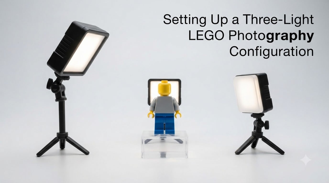 Setting Up a Three-Light LEGO Photography Configuration