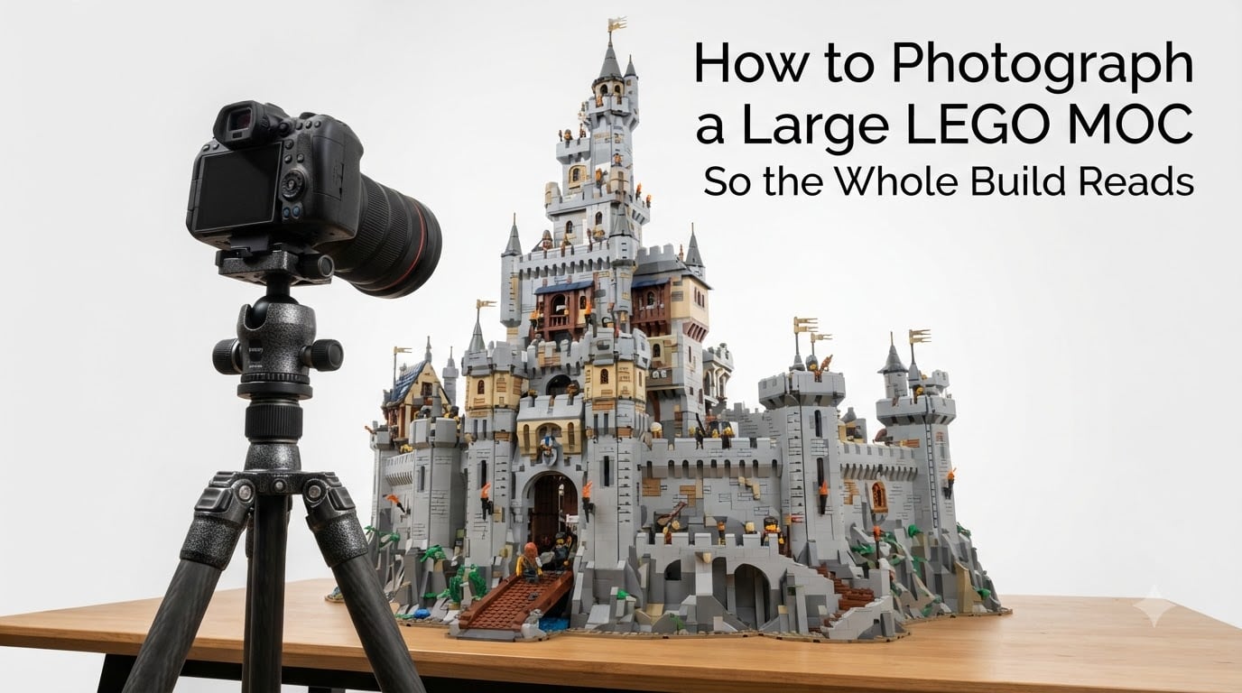 How to Photograph a Large LEGO MOC So the Whole Build Reads
