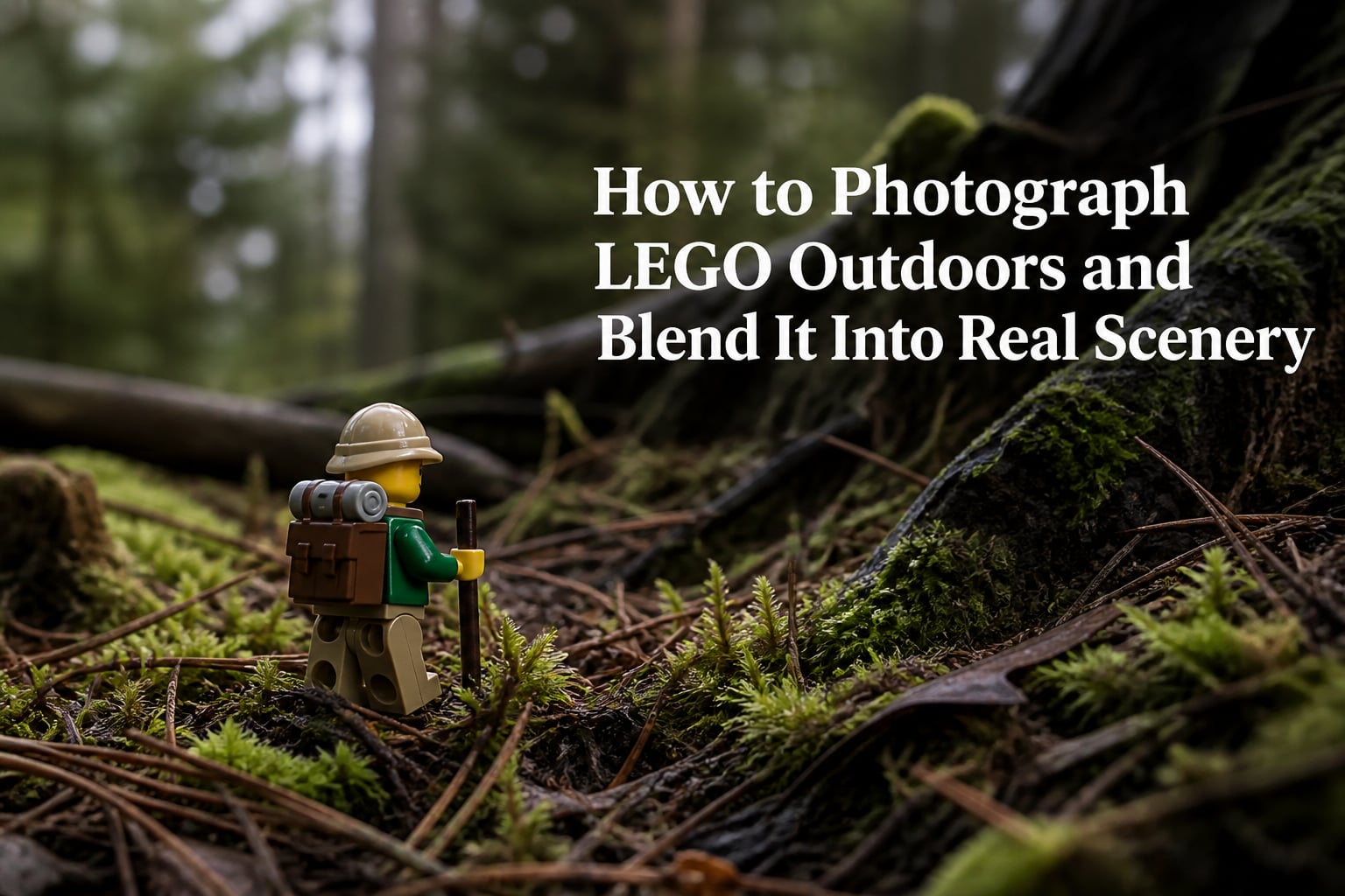 How to Photograph LEGO Outdoors and Blend It Into Real Scenery
