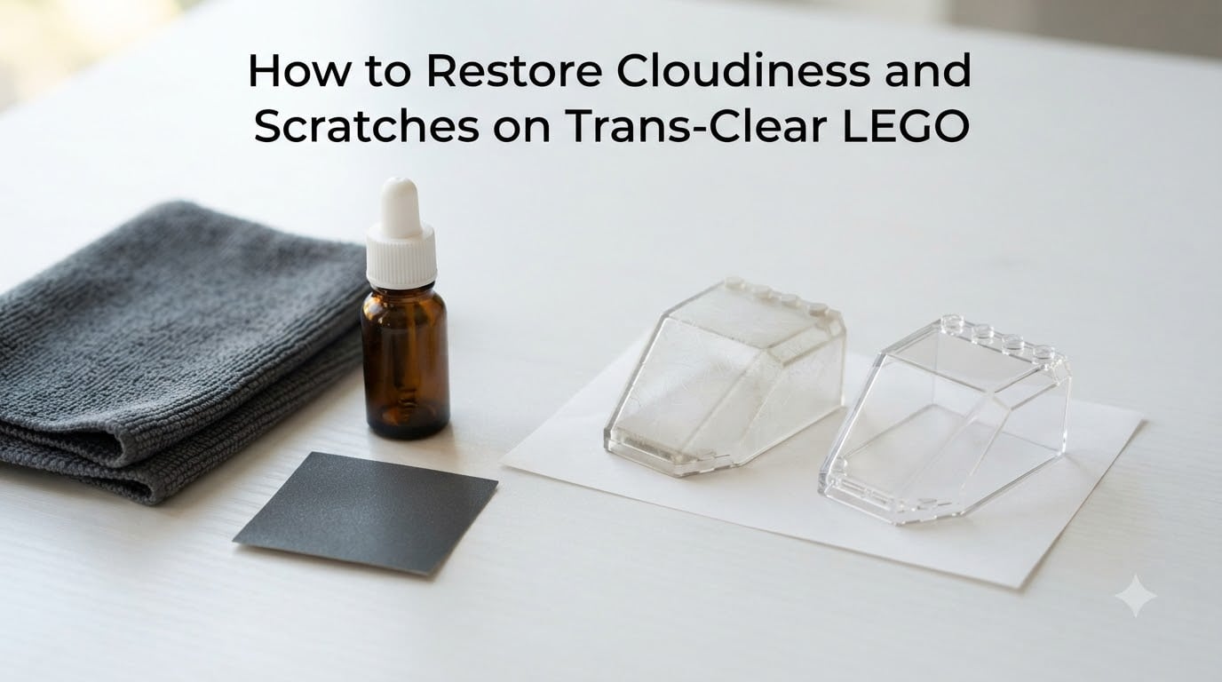 How to Restore Cloudiness and Scratches on Trans-Clear LEGO
