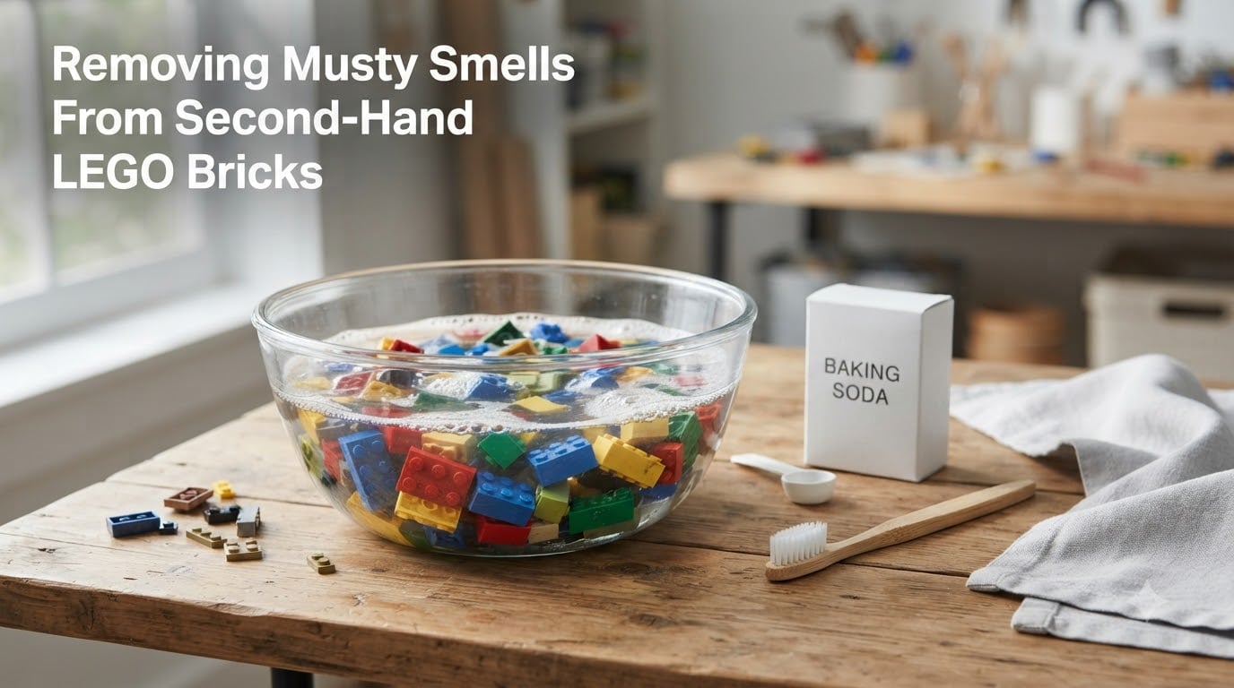 Removing Musty Smells From Second-Hand LEGO Bricks