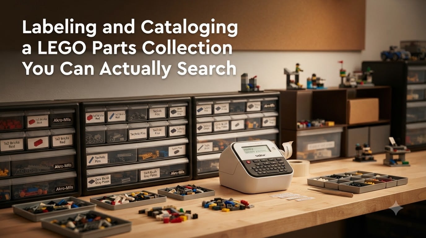 Labeling and Cataloging a LEGO Parts Collection You Can Actually Search