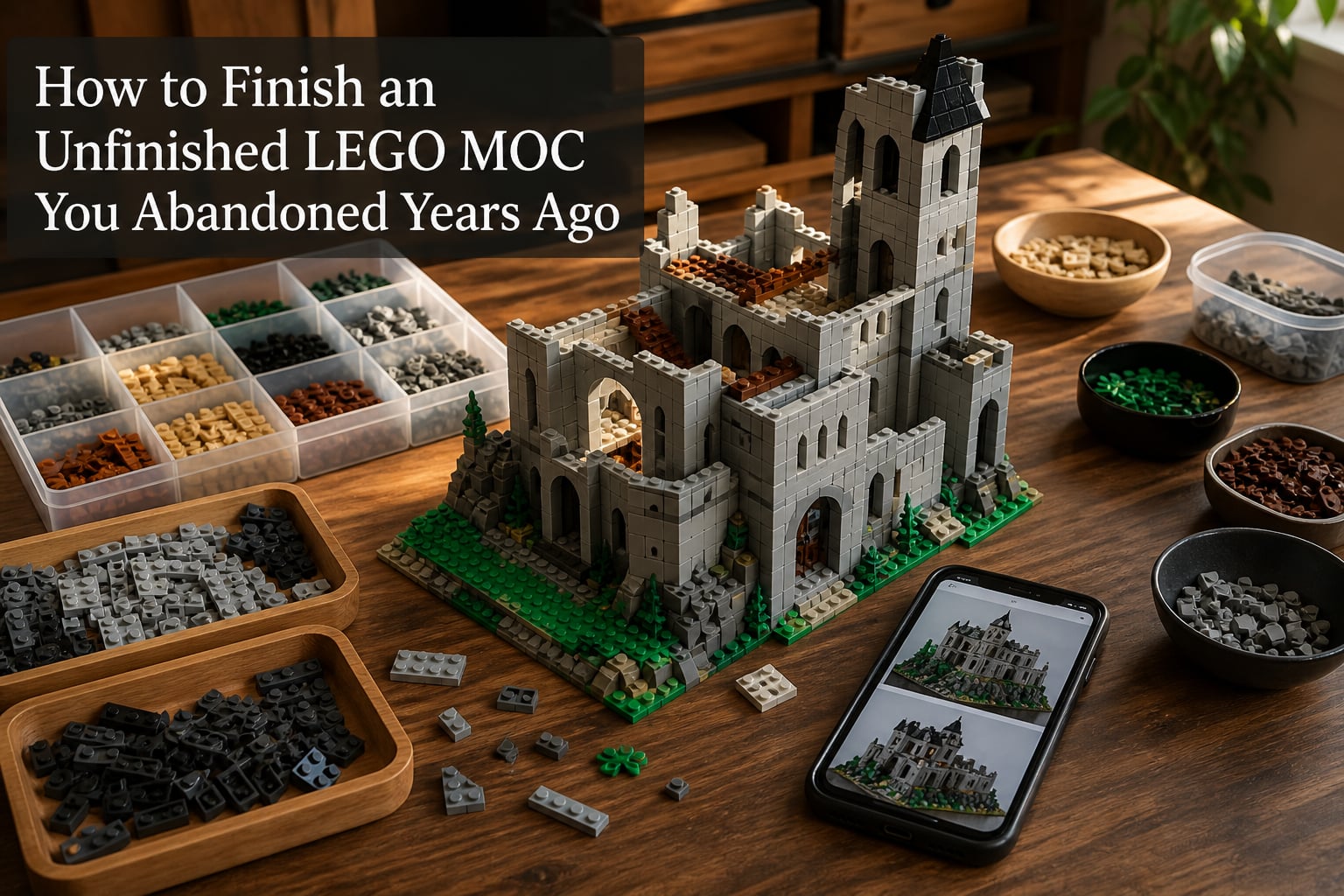 How to Finish an Unfinished LEGO MOC You Abandoned Years Ago