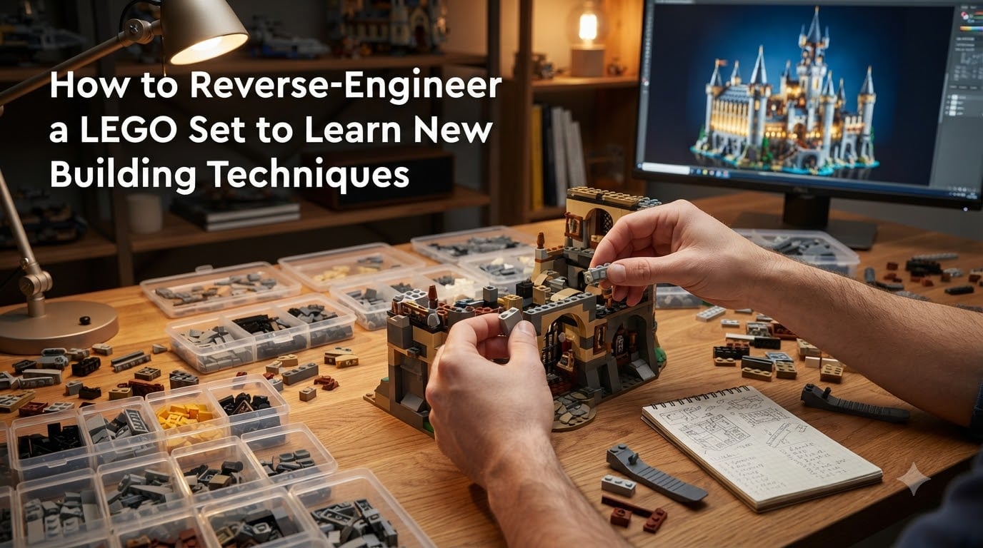 How to Reverse-Engineer a LEGO Set to Learn New Building Techniques