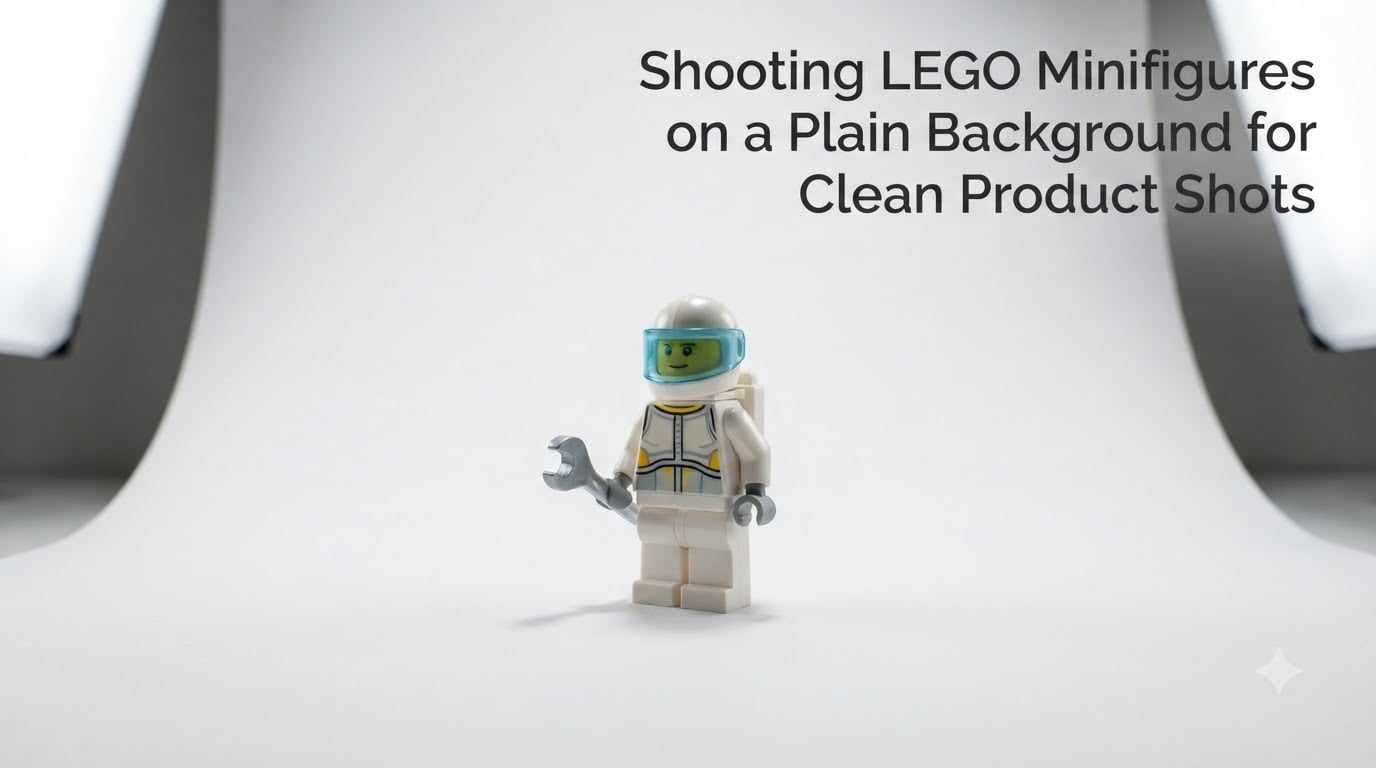 Shooting LEGO Minifigures on a Plain Background for Clean Product Shots