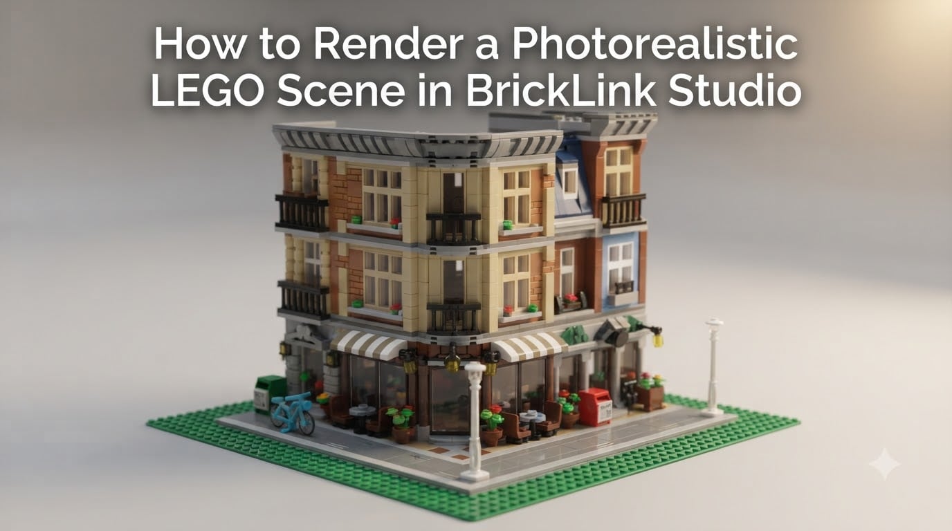How to Render a Photorealistic LEGO Scene in BrickLink Studio