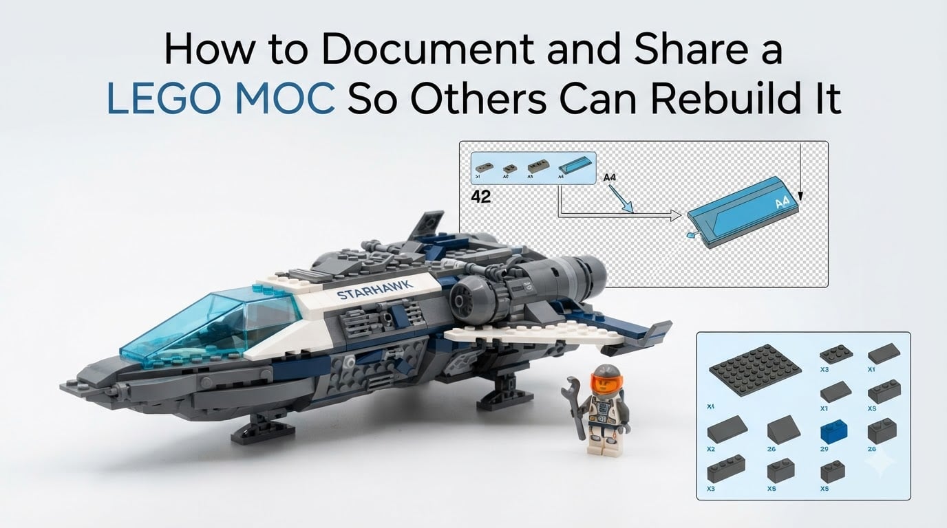 How to Document and Share a LEGO MOC So Others Can Rebuild It