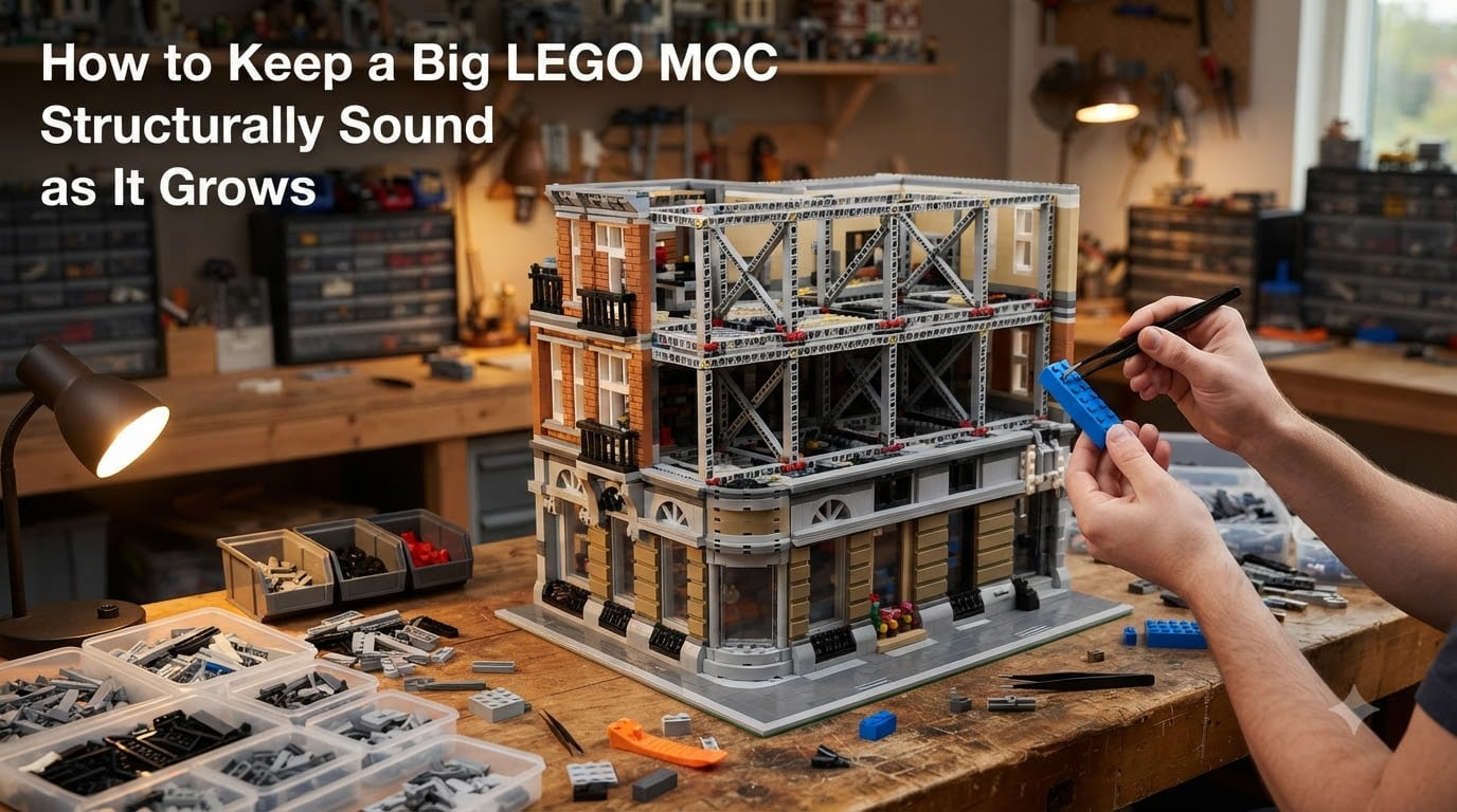 How to Keep a Big LEGO MOC Structurally Sound as It Grows