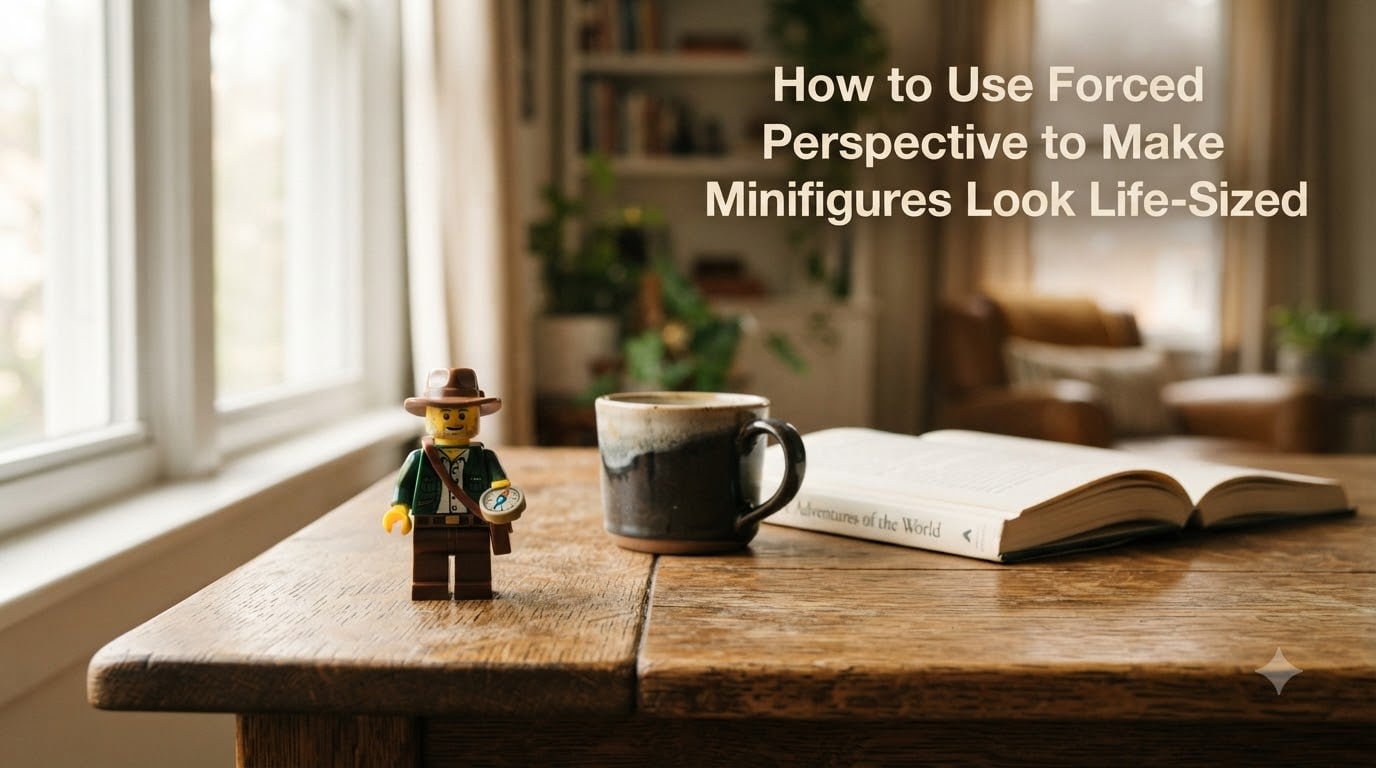 How to Use Forced Perspective to Make Minifigures Look Life-Sized