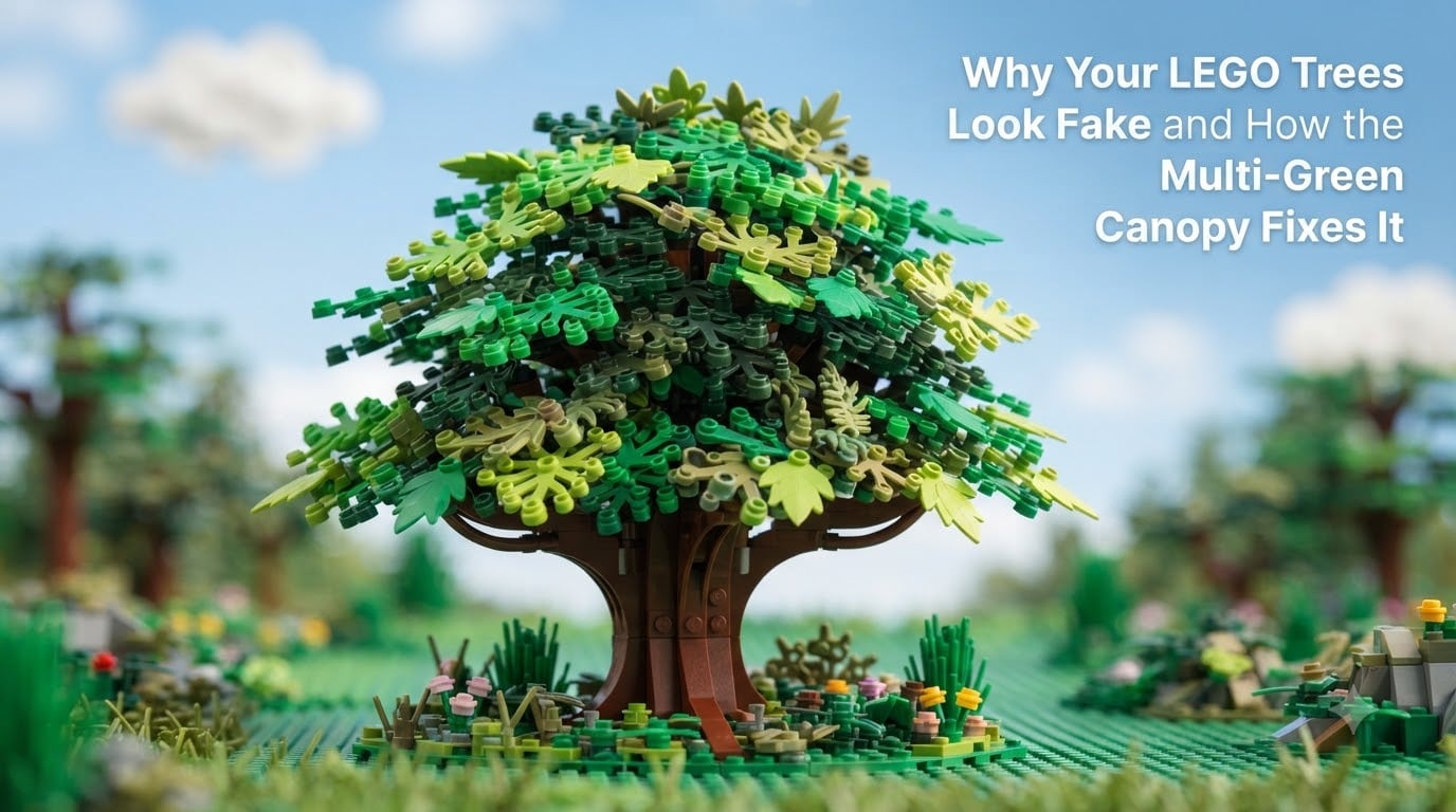 Why Your LEGO Trees Look Fake and How the Multi-Green Canopy Fixes It