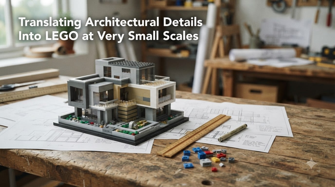 Translating Architectural Details Into LEGO at Very Small Scales