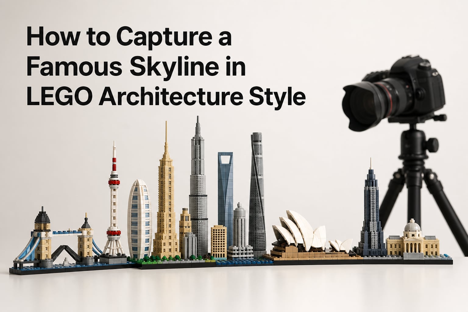 How to Capture a Famous Skyline in LEGO Architecture Style