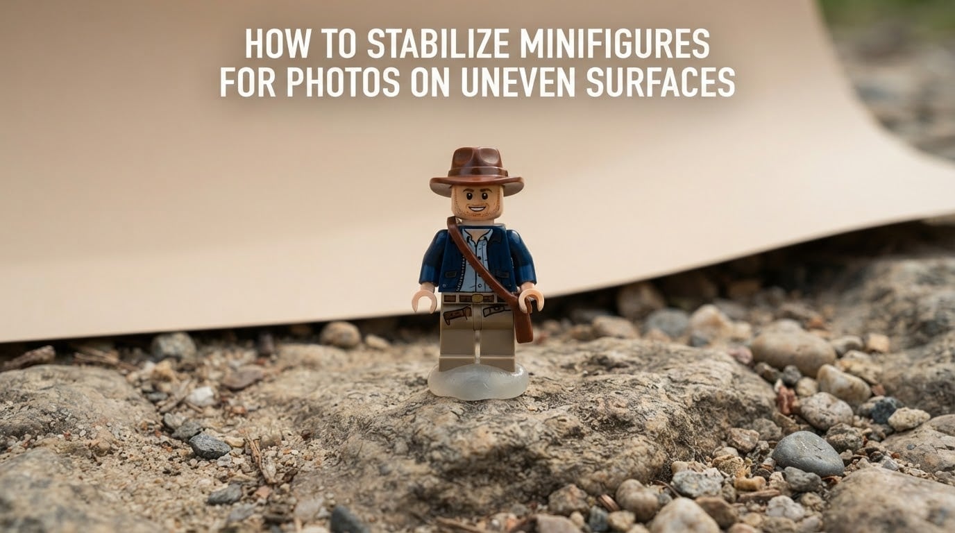 How to Stabilize Minifigures for Photos on Uneven Surfaces