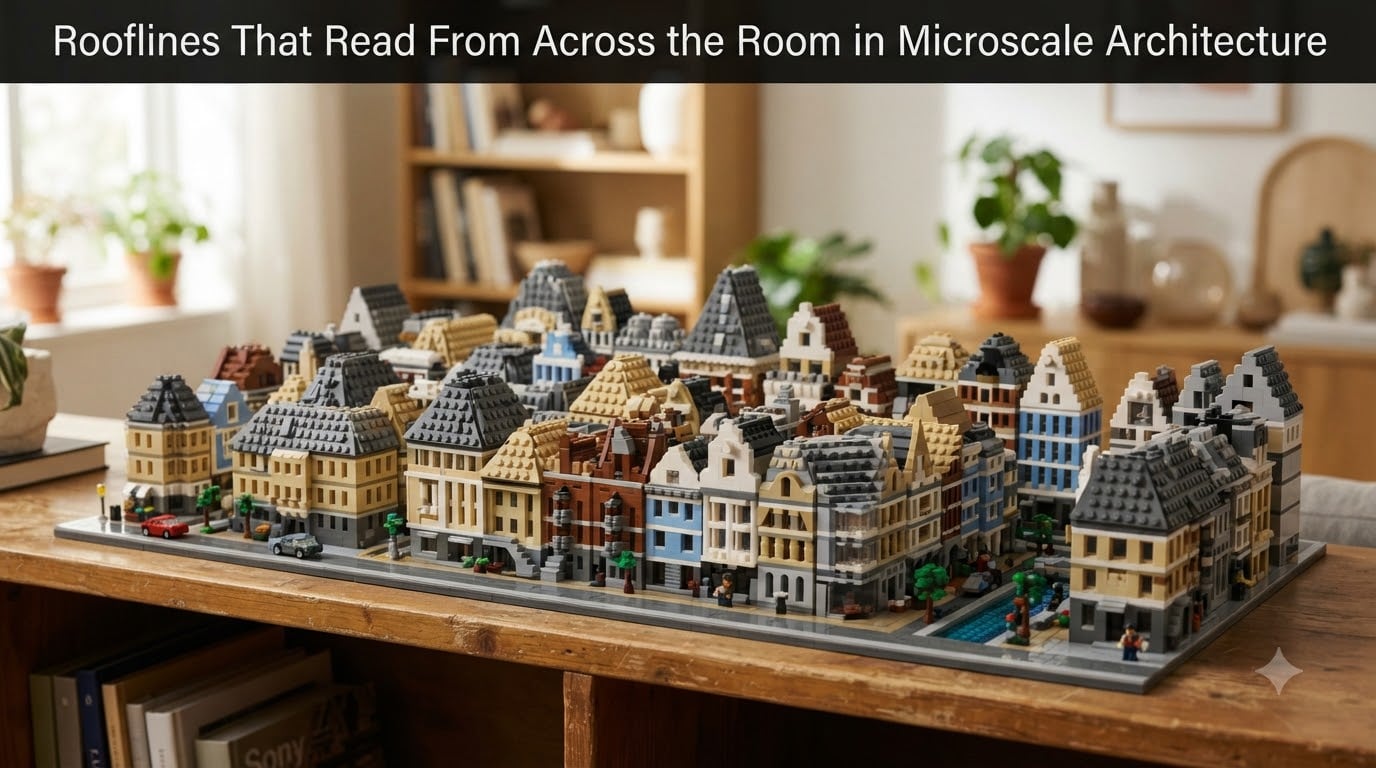 Rooflines That Read From Across the Room in Microscale Architecture