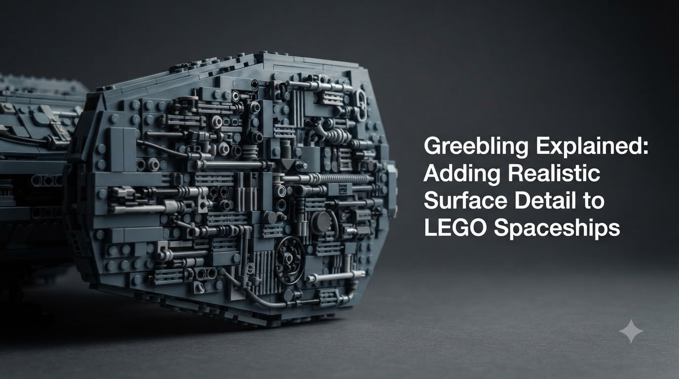 Greebling Explained: Adding Realistic Surface Detail to LEGO Spaceships
