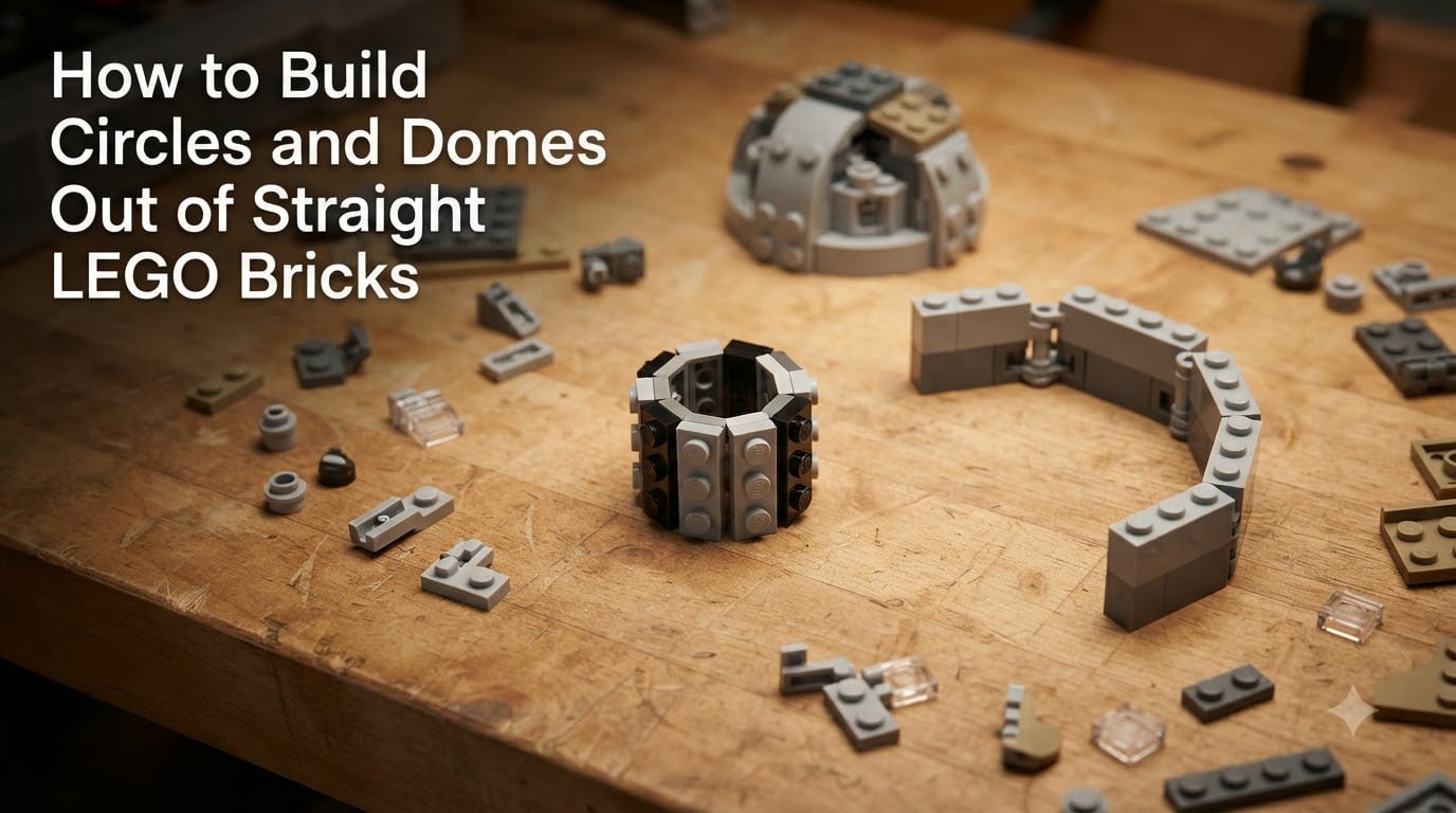 How to Build Circles and Domes Out of Straight LEGO Bricks
