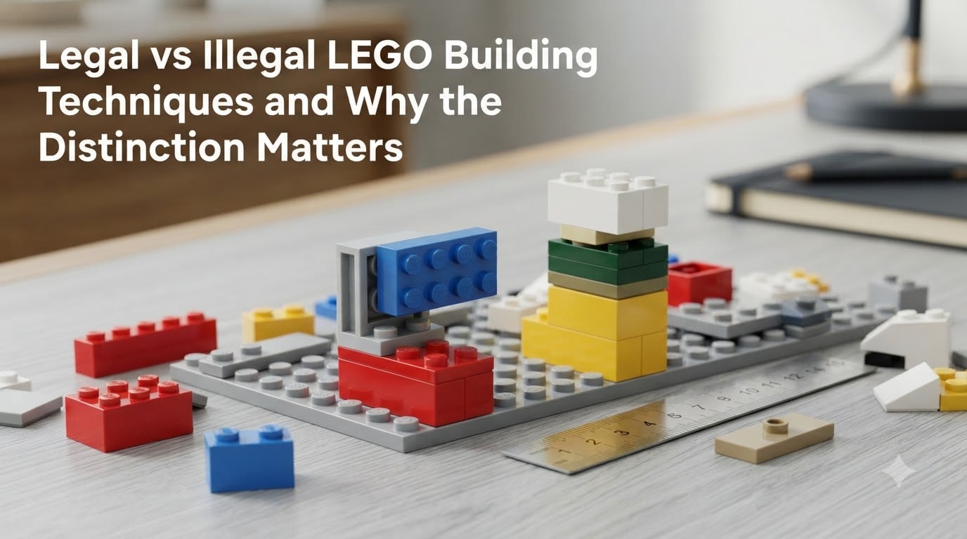 Legal vs Illegal LEGO Building Techniques and Why the Distinction Matters