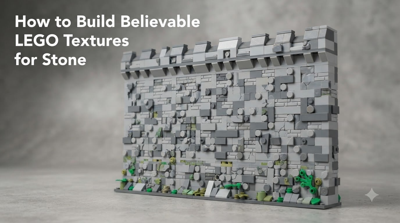 How to Build Believable LEGO Textures for Stone