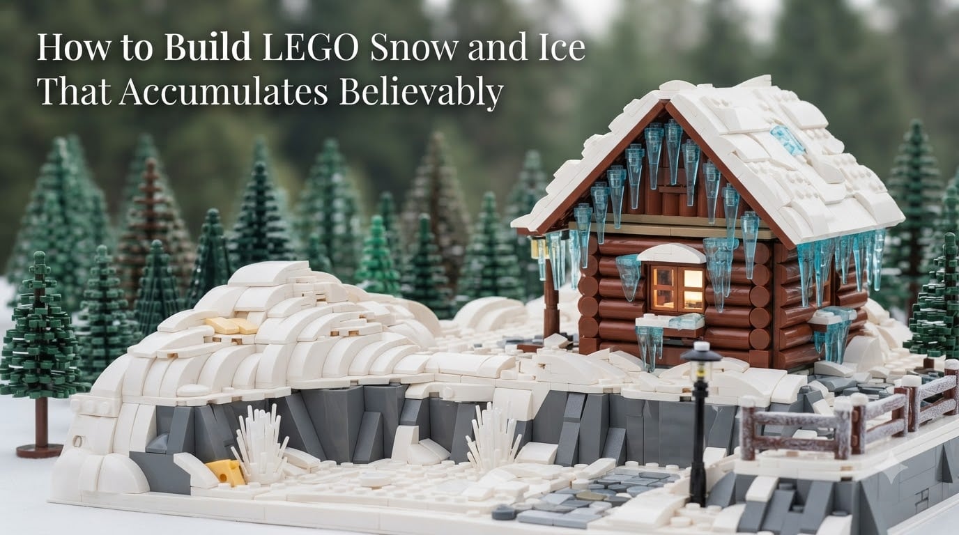 How to Build LEGO Snow and Ice That Accumulates Believably