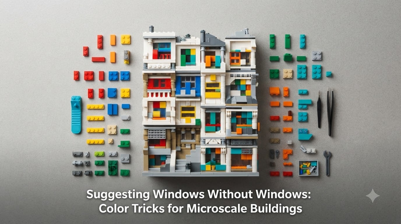 Suggesting Windows Without Windows: Color Tricks for Microscale Buildings