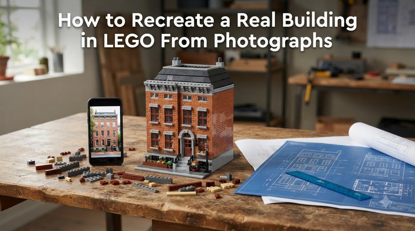 How to Recreate a Real Building in LEGO From Photographs