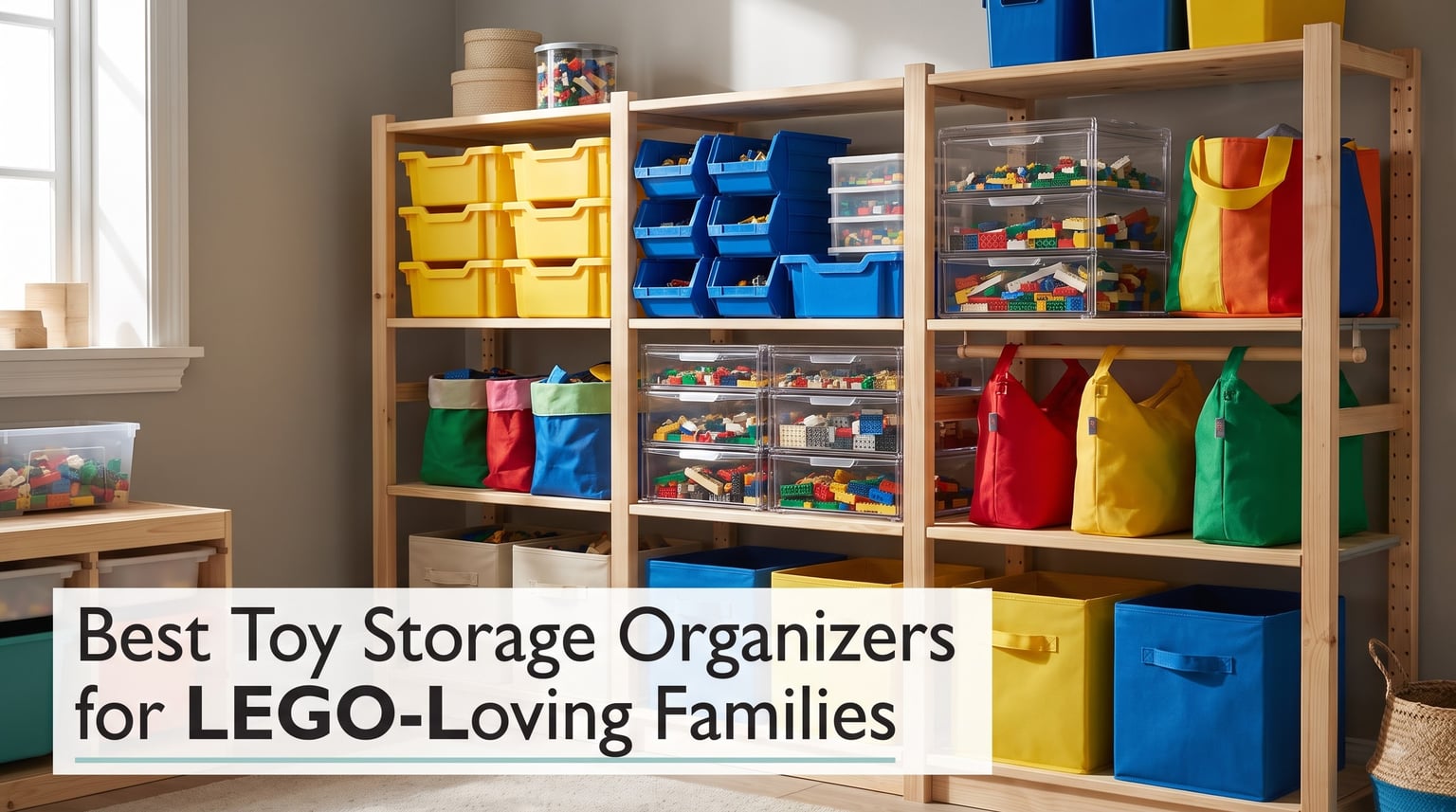 Best Toy Storage Organizers for LEGO-Loving Families